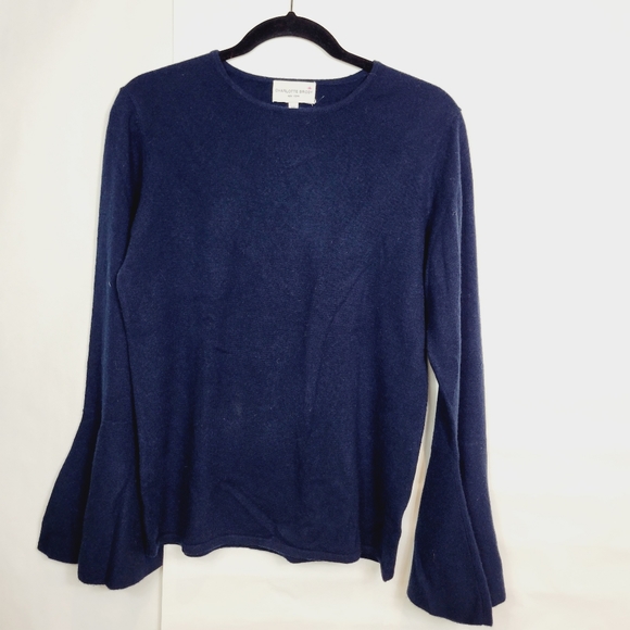 Charlotte Brody cashmere bell sleeve sweater - Picture 2 of 6